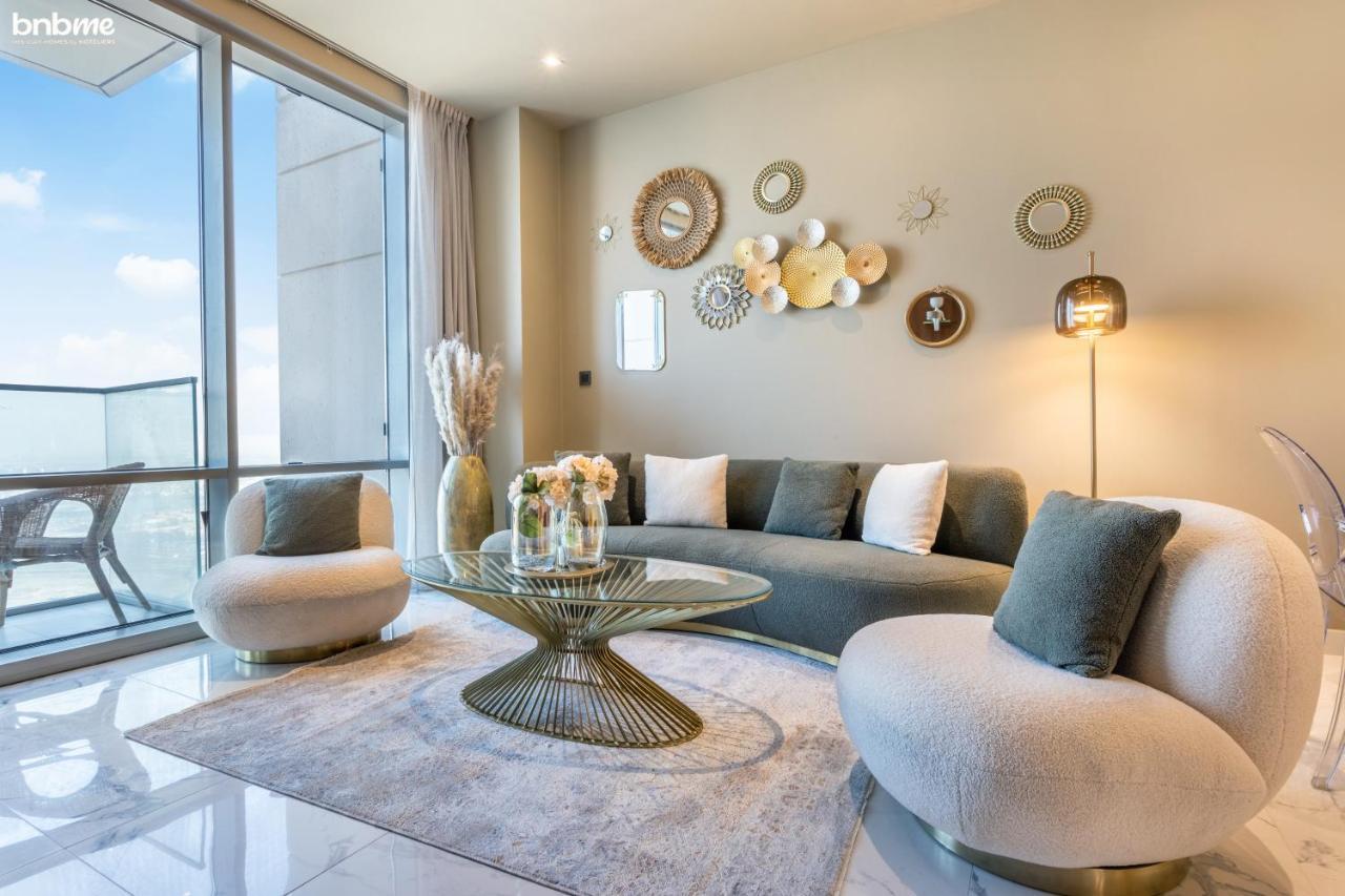 Bnbmehomes - Luxury 2B Apt - Al Habtoor - Amna Tower - 5044 Dubai Eksteriør bilde