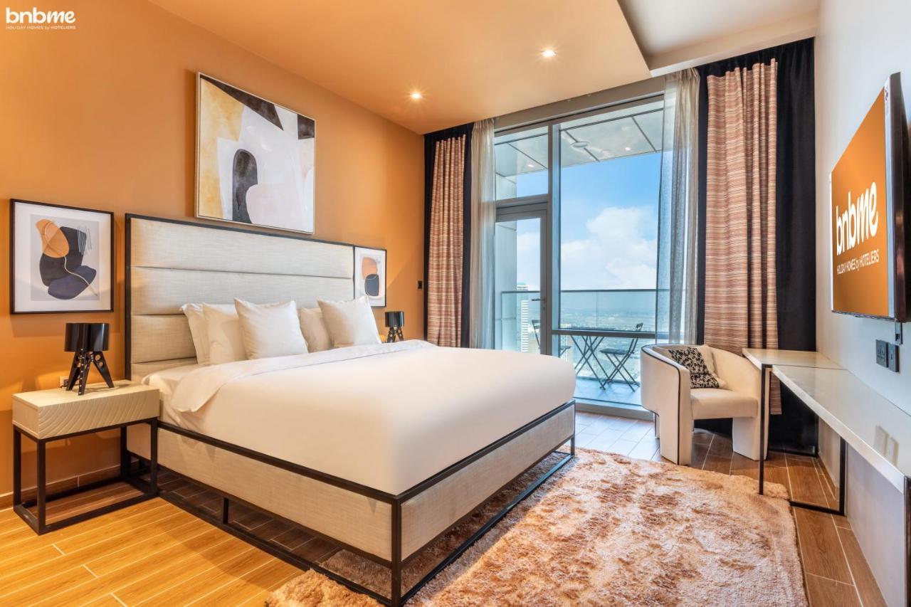 Bnbmehomes - Luxury 2B Apt - Al Habtoor - Amna Tower - 5044 Dubai Eksteriør bilde
