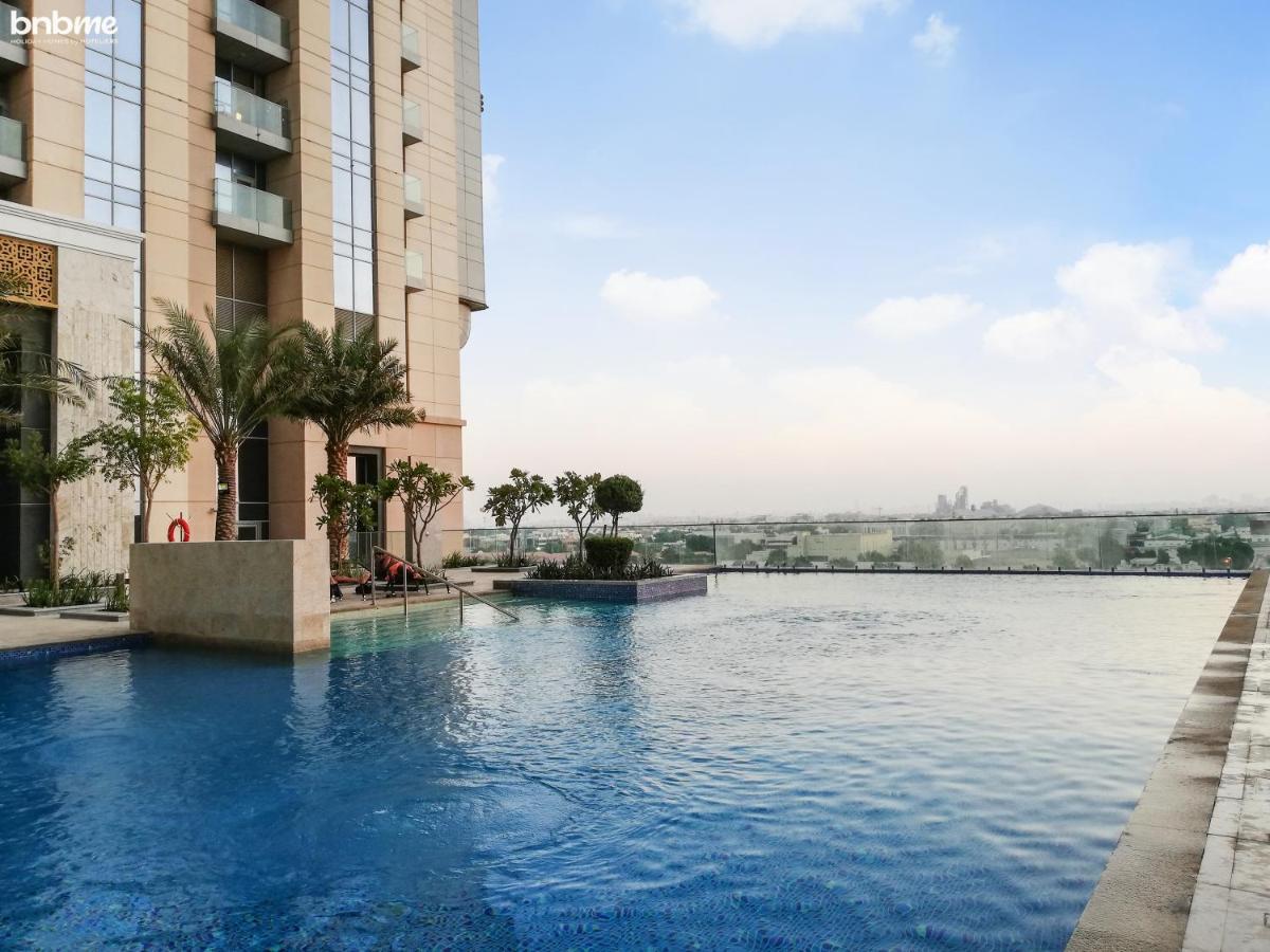 Bnbmehomes - Luxury 2B Apt - Al Habtoor - Amna Tower - 5044 Dubai Eksteriør bilde