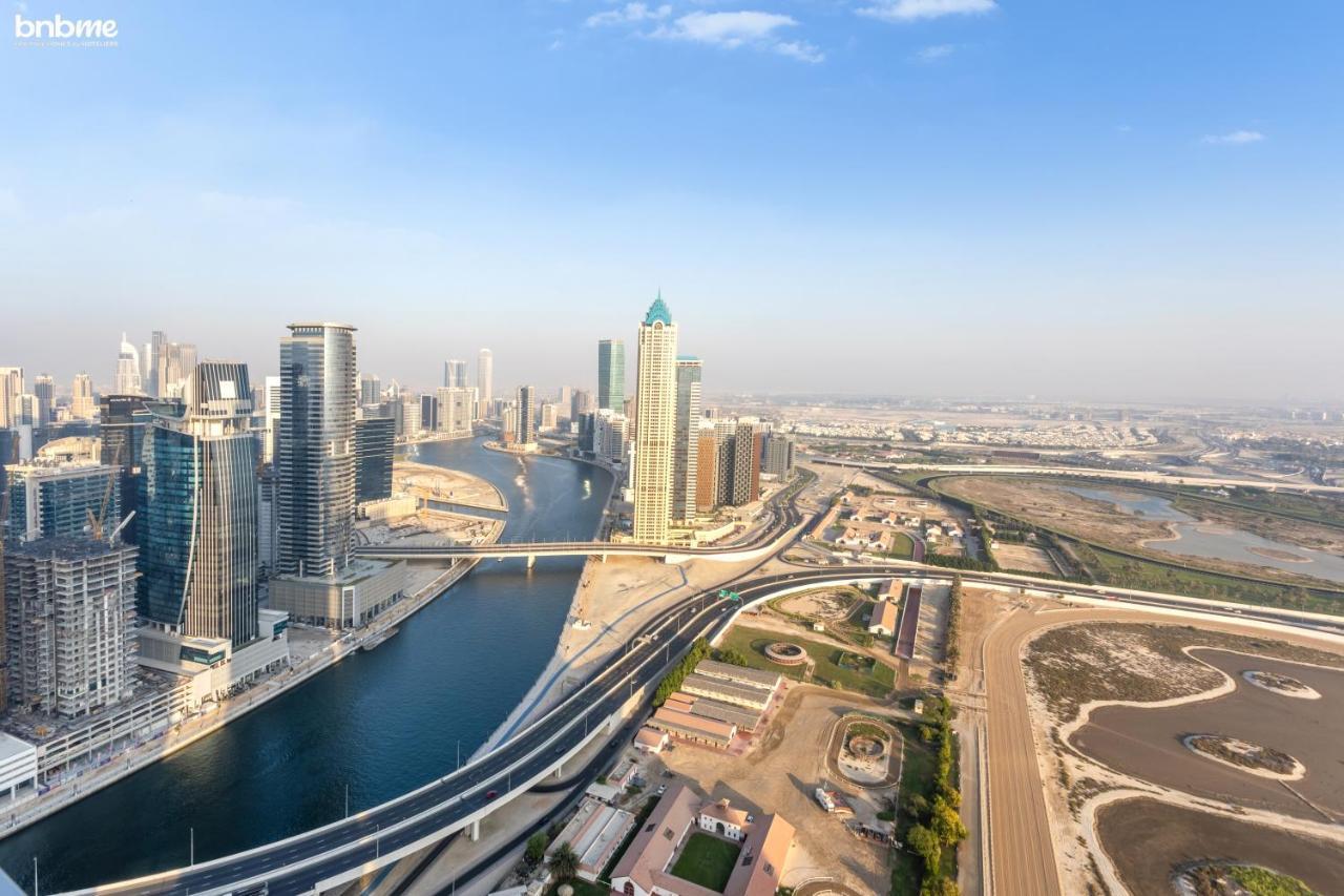 Bnbmehomes - Luxury 2B Apt - Al Habtoor - Amna Tower - 5044 Dubai Eksteriør bilde