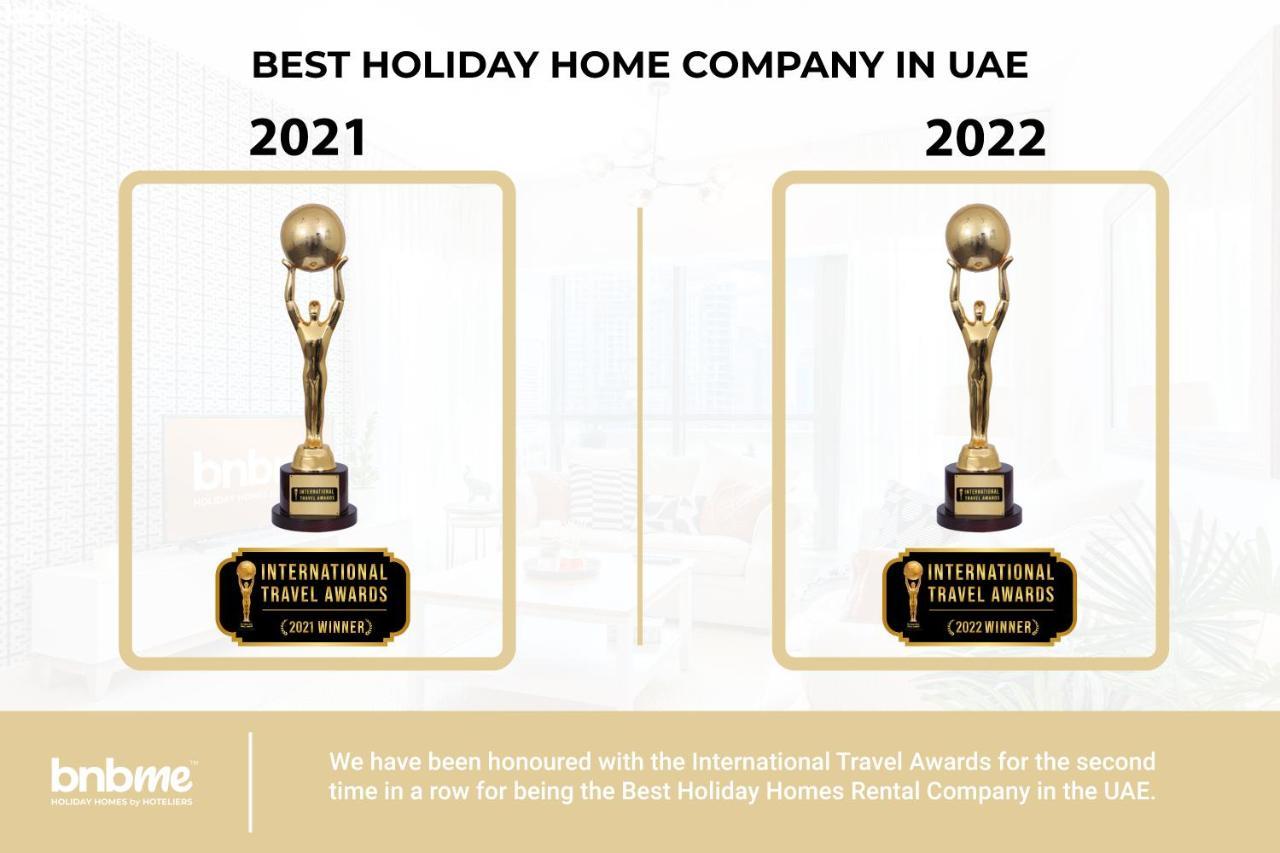 Bnbmehomes - Luxury 2B Apt - Al Habtoor - Amna Tower - 5044 Dubai Eksteriør bilde